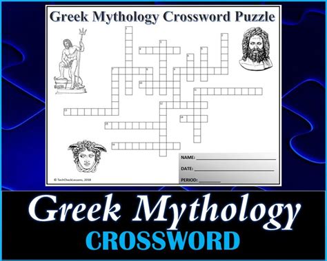 Greek Mythology Crossword Puzzles